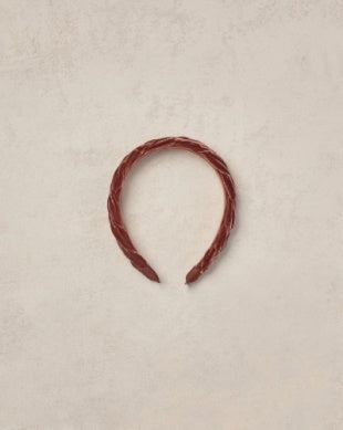 Braided Headband/ Berry