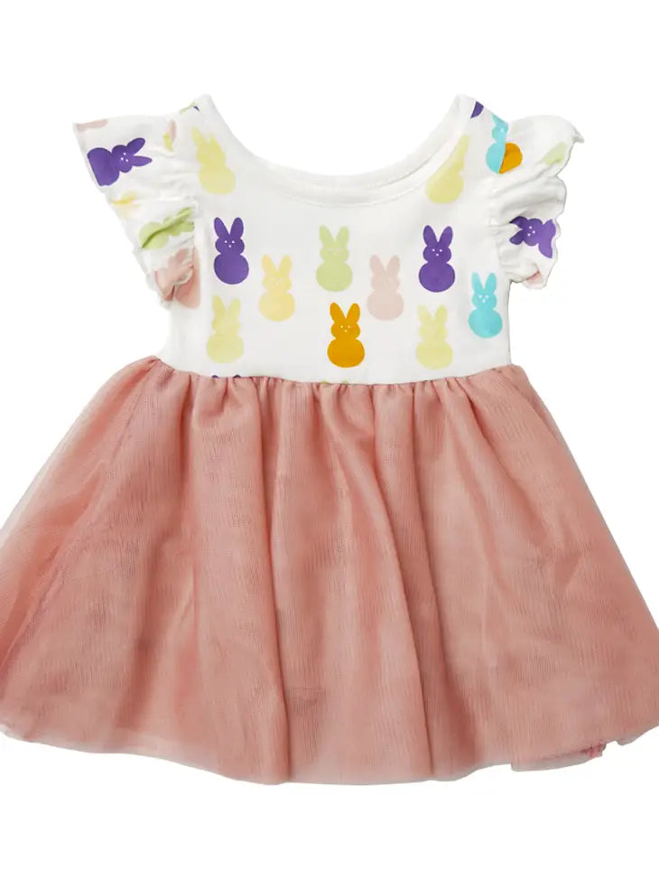 Peeps Easter Bunny Tuille Dress