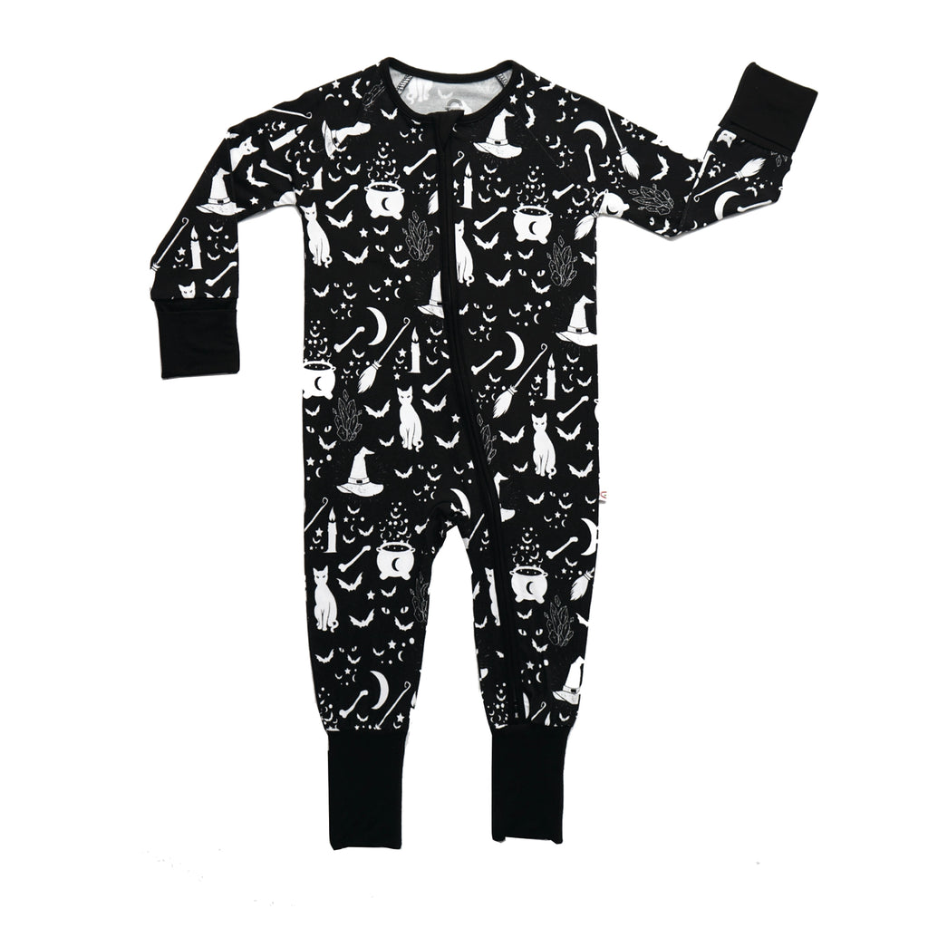 Hocus Pocus Bamboo Baby Footie Pajamas