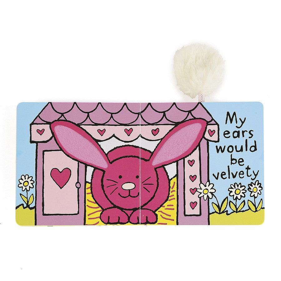 If I Were a Rabbit Board Book- Pink