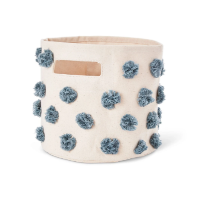 Pom Pom Basket Pint/Deep Sea