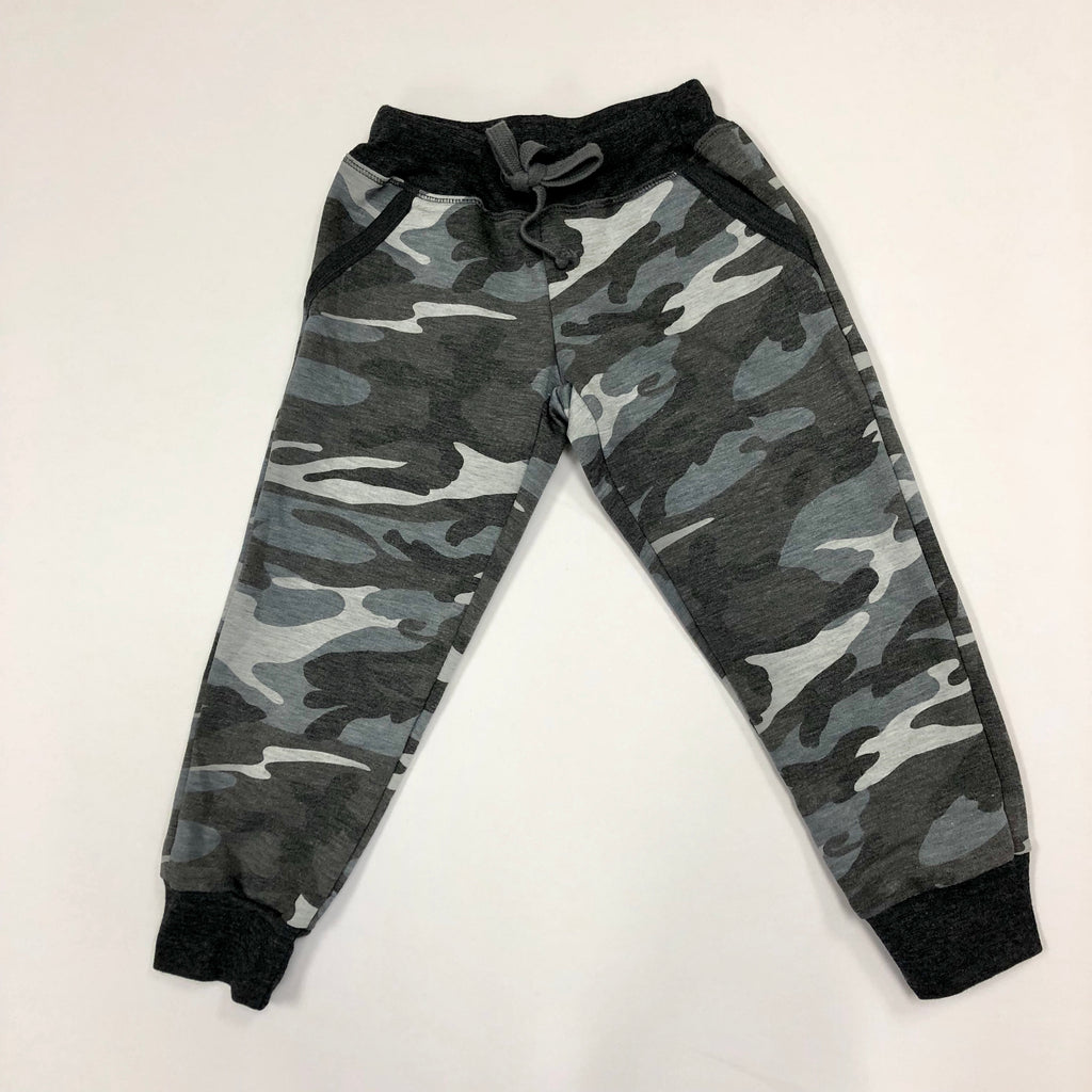 Slouch Pocket Charcoal Camo Joggers