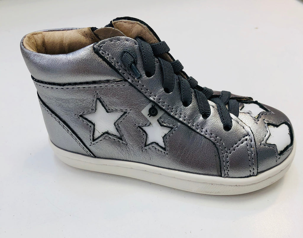 Old Soles Starey High Top Rich Silver/Snow