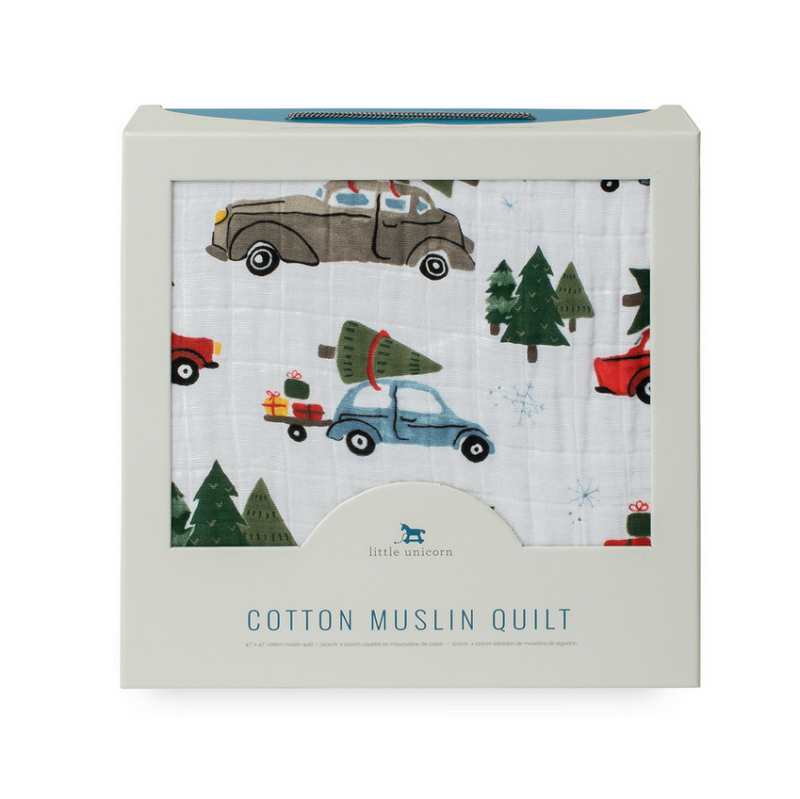 Cotton Muslin Quilt - Holiday Haul