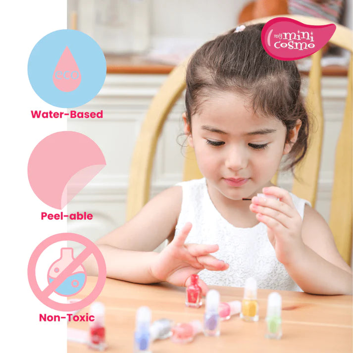 Rainbow 10 Piece Peelable Nail Polish Set