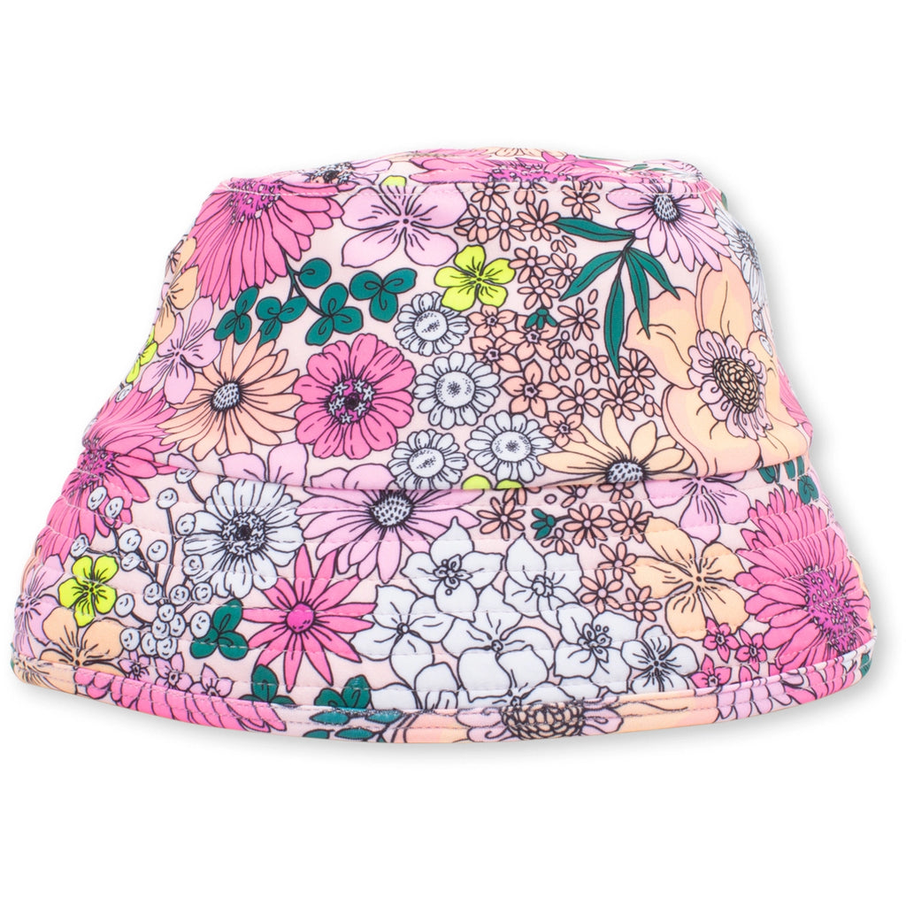 Mod Floral Pink Bucket Hat