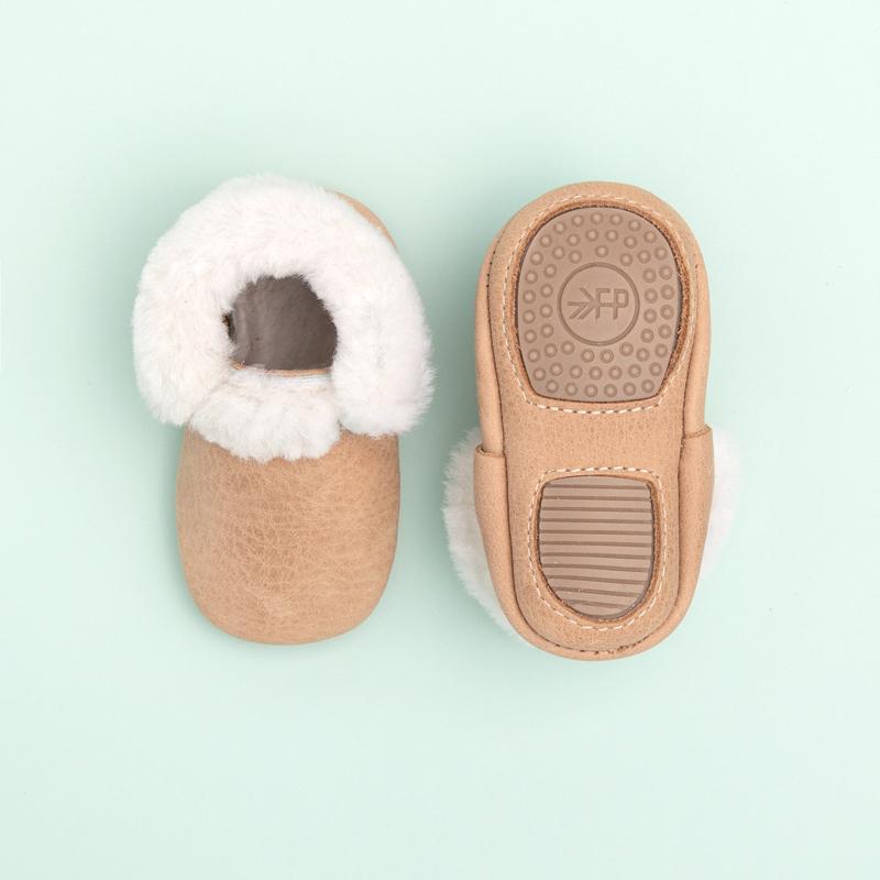 Shearling Mini Soles/Weather Brown