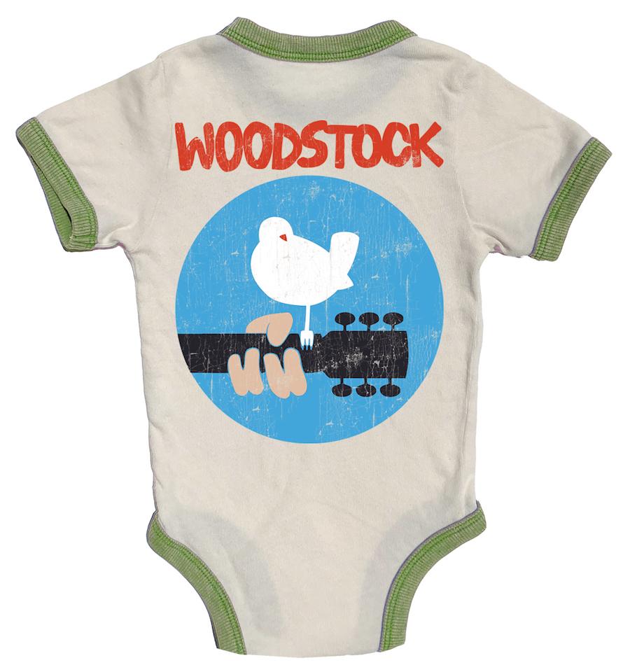 Woodstock Ringer Onesie – Charlotte West Baby - Main Image