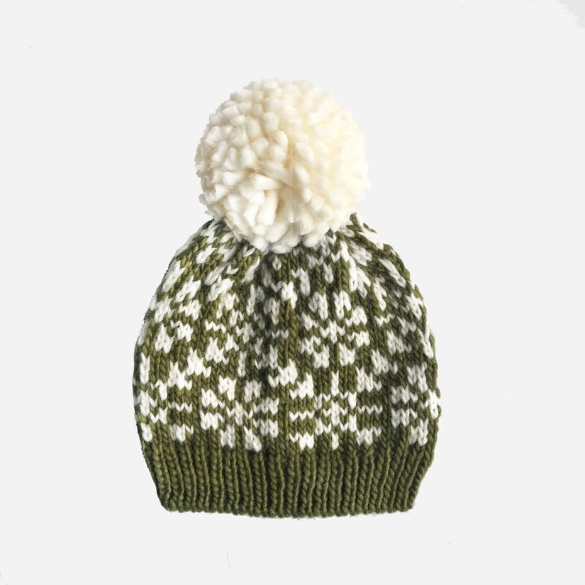 Snowfall Hat/Olive
