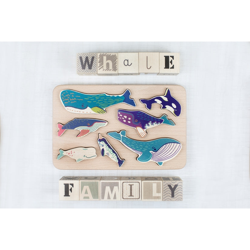BAJO Whale Family Puzzle