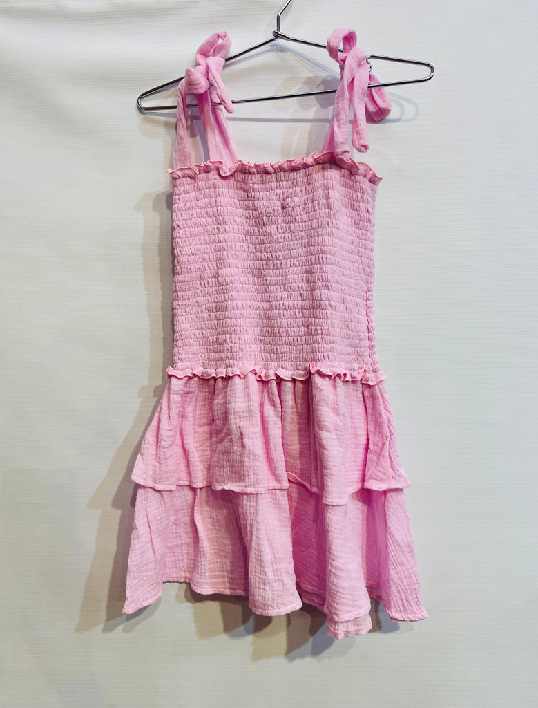 FBZ Pink Pastel Dress w/Shoulder Ties