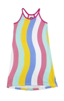 Girls Rainbow Stripe Sol Dress